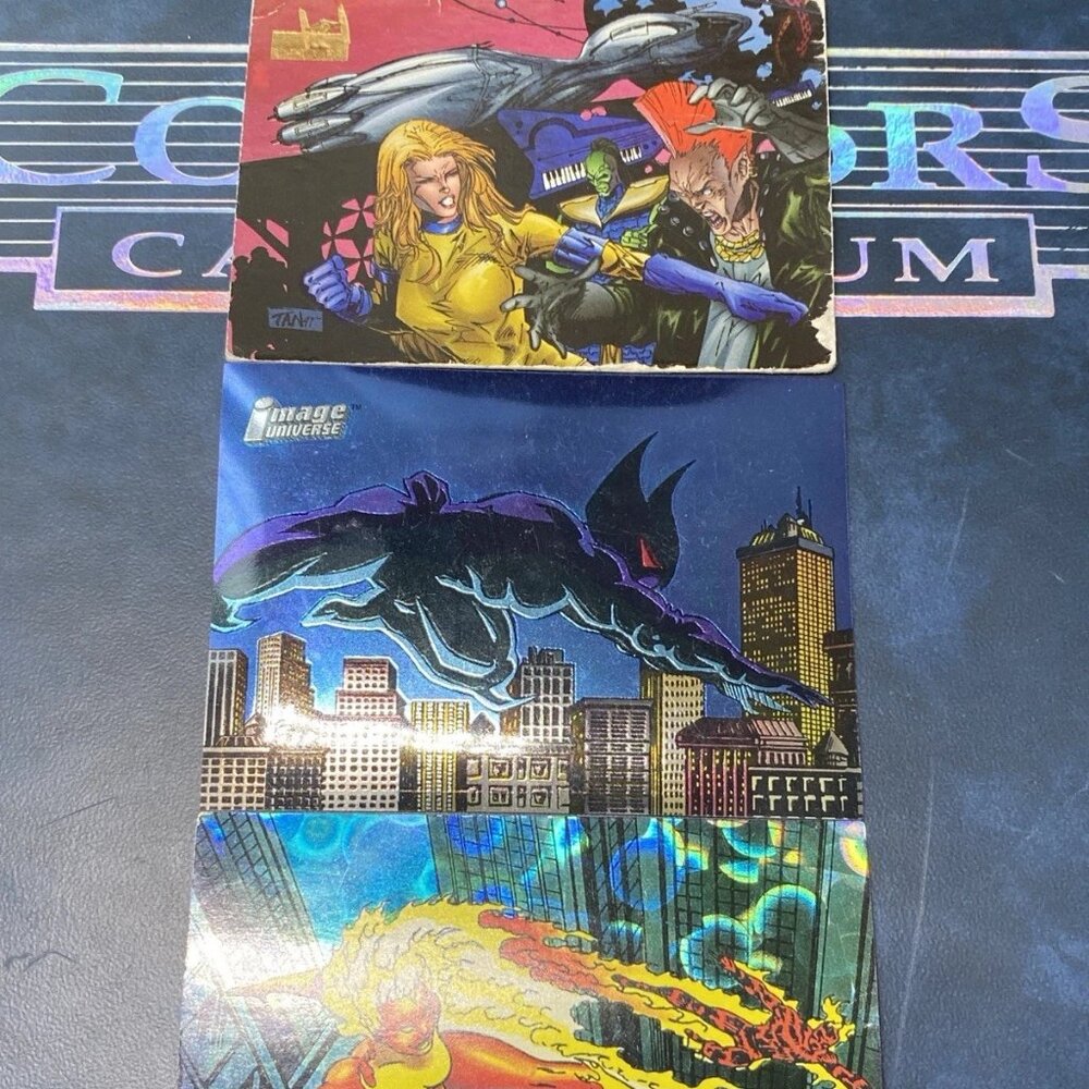 Vintage 90s Comic Card Lot – Image Universe Holographic (3)